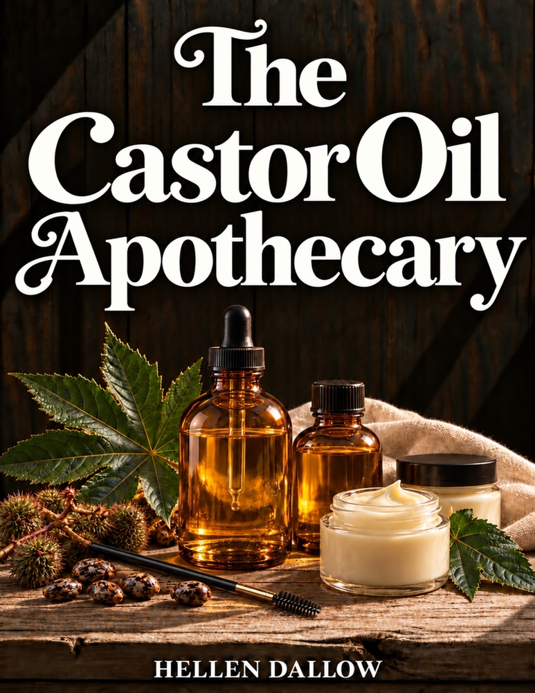 The Castor Oil Apothecary: A Complete DIY Guide to Affordable Natural Remedies and Routines for Anti-Aging Skincare, Healthy Hair, Detox, Gut and Horm cover