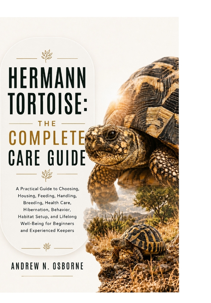 Hermann Tortoise: THE COMPLETE CARE GUIDE: A Practical Guide to Choosing, Housing, Feeding, Handling, Breeding, Health Care, Hibernation, Behavior, Ha cover