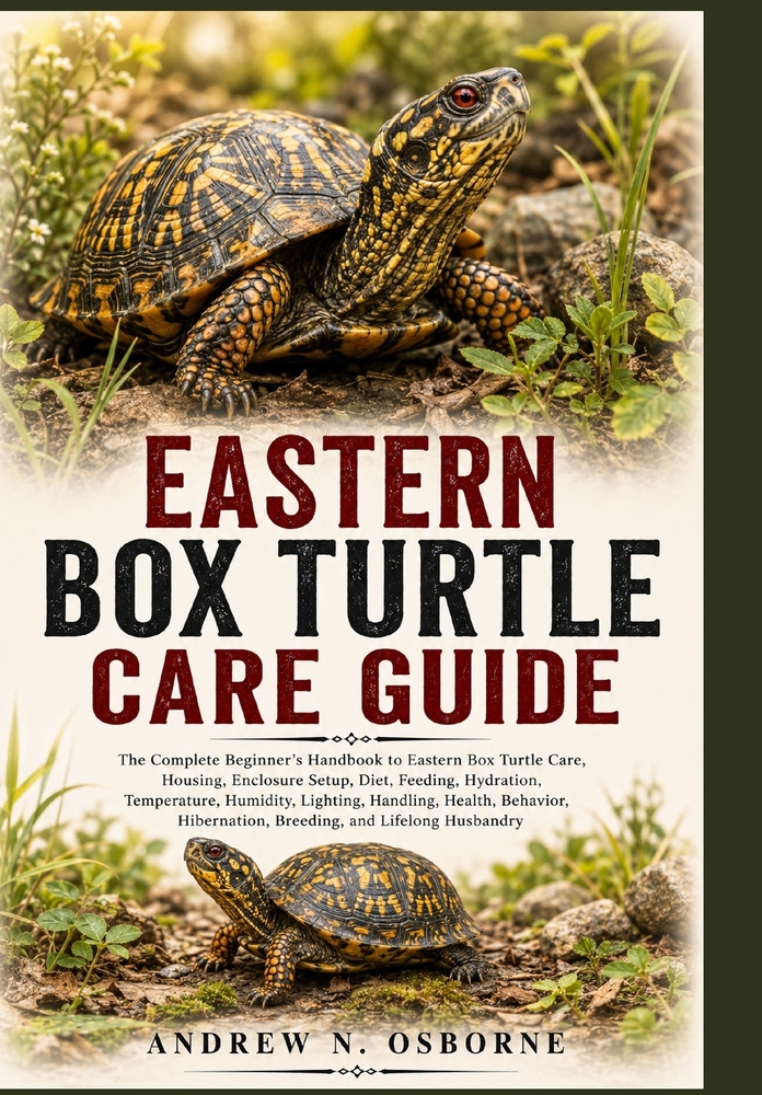 Eastern Box Turtle Care Guide: The Complete Beginner's Handbook to Eastern Box Turtle Care, Housing, Enclosure Setup, Diet, Feeding, Hydration, Temper cover