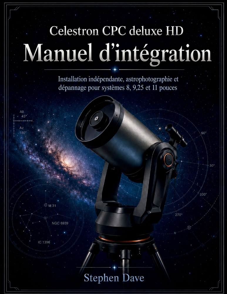 Celestron CPC deluxe HD Manuel d'intégration: Installation indépendante, astrophotographie et dépannage pour systèmes 8, 9,25 et 11 pouces cover