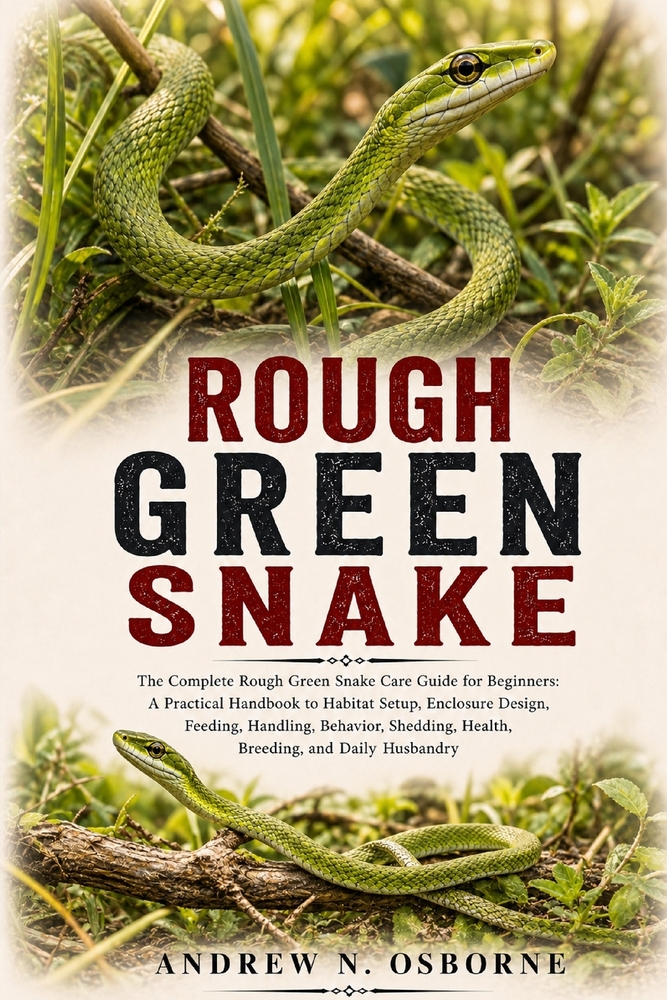 Rough Green Snake: The Complete Rough Green Snake Care Guide for Beginners: A Practical Handbook to Habitat Setup, Enclosure Design, Feeding, Handling cover