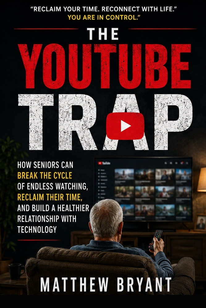 The YouTube Trap: How Seniors Can Break the Cycle of Endless Watching, Reclaim Their Time, and Build a Healthier Relationship with Technology cover