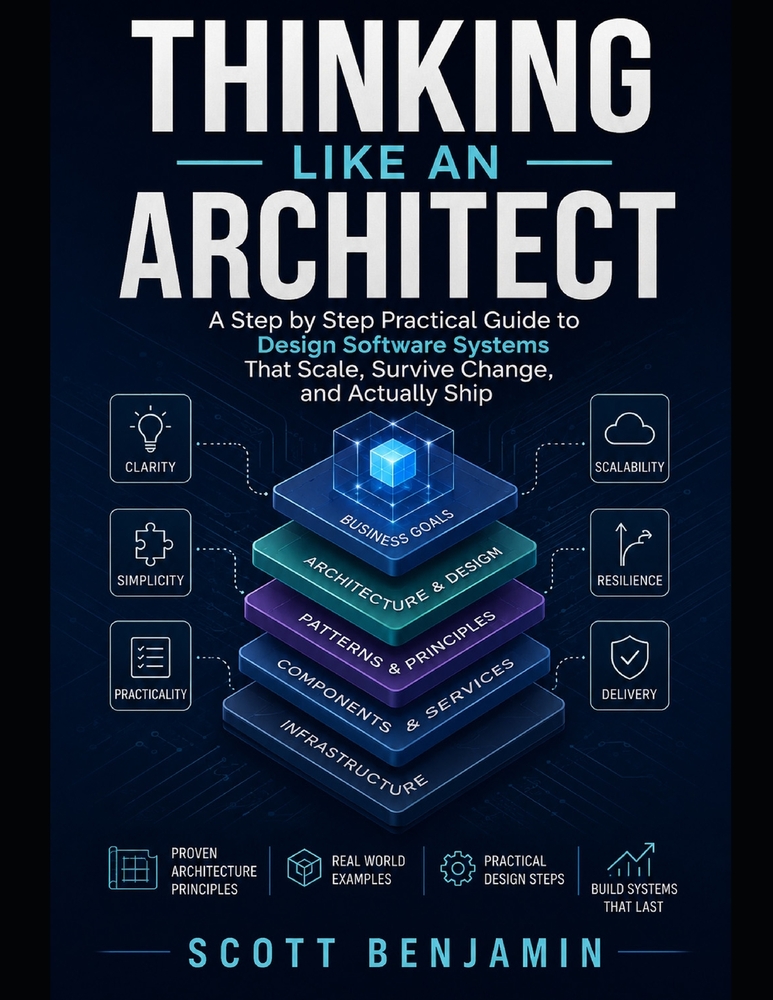 Thinking Like an Architect: A Step by Step Practical Guide to Design Software Systems That Scale, Survive Change, and Actually Ship cover