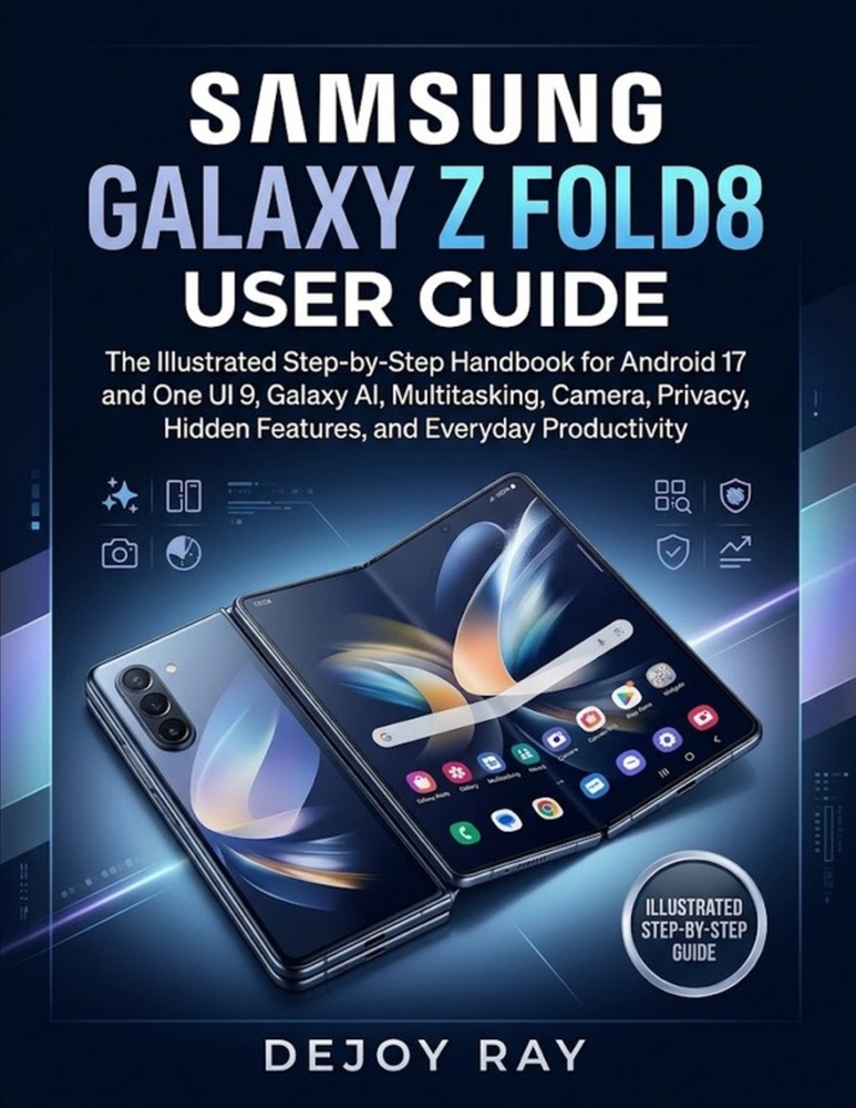 Samsung Galaxy Z Fold8 User Guide: The Illustrated Step-by-Step Handbook for Android 17 and One UI 9, Galaxy AI, Multitasking, Camera, Privacy, Hidden cover