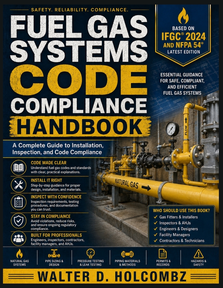 Fuel Gas Systems Code Compliance Handbook: A Complete Guide to Installation, Inspection, and Code Compliance cover