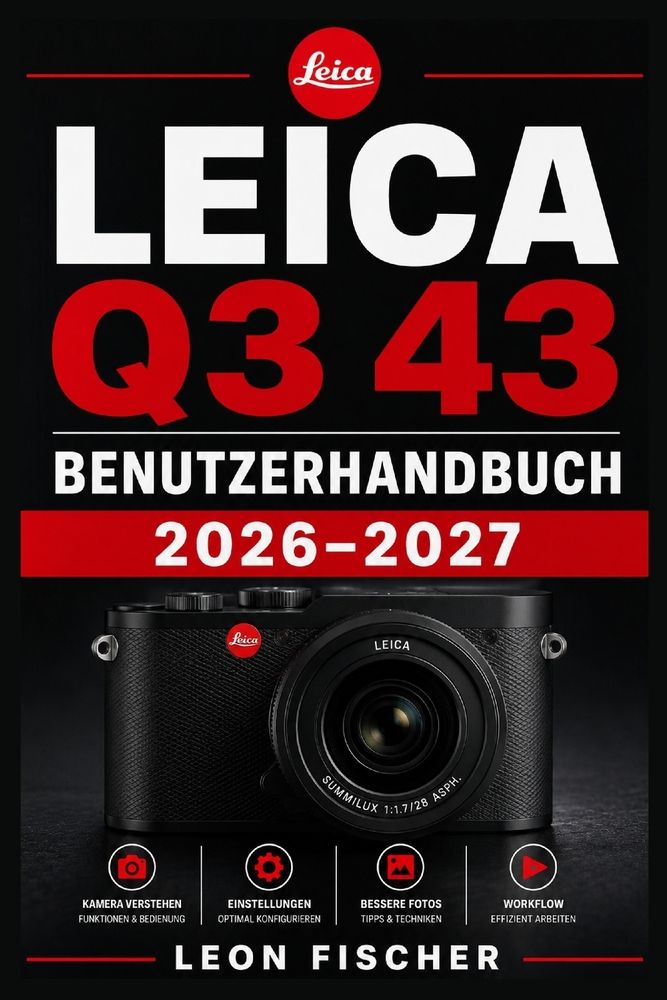 LEICA Q3 43 Benutzerhandbuch 2026-2027: Vollständige Anleitung für Einsteiger und Profis - Schritt für Schritt zur perfekten Aufnahme mit Vollformat-Q cover