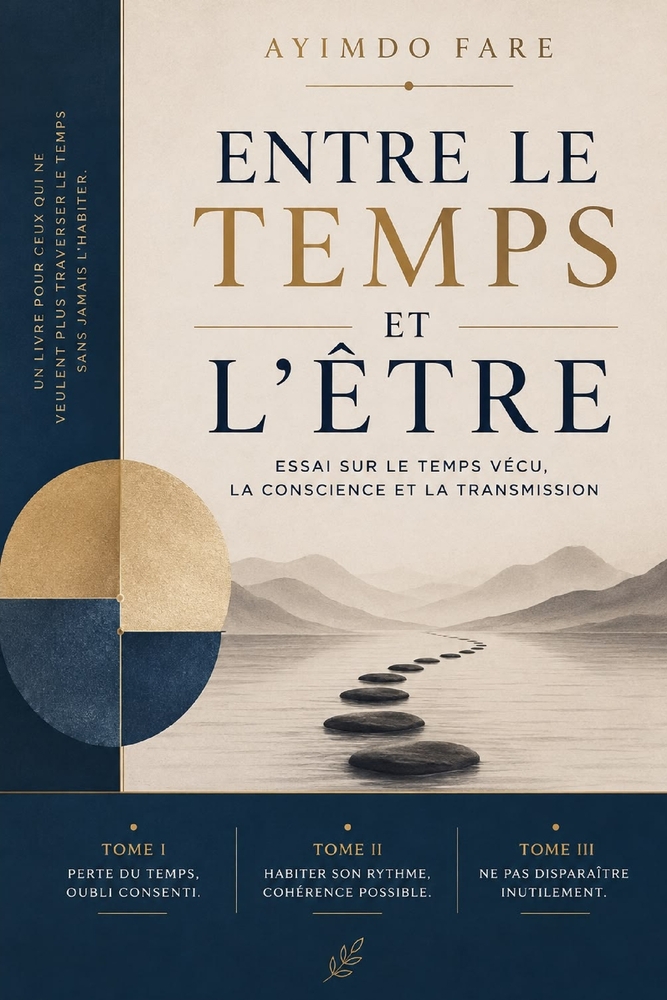Entre Le Temps Et l'Être: Essai sur le temps vécu, la conscience et la transmission cover