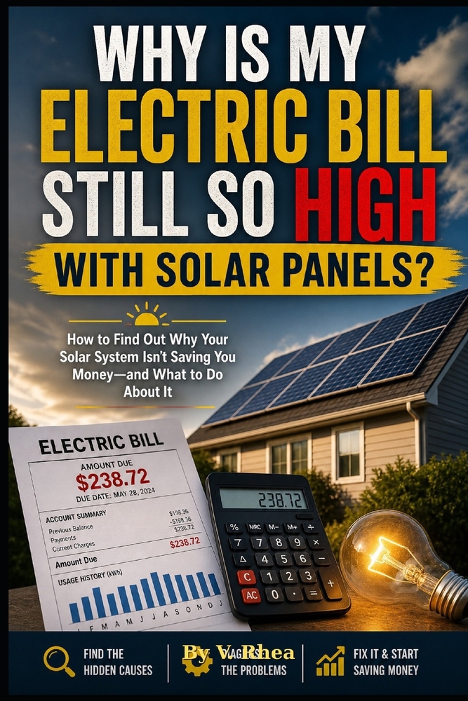 Why Is My Electric Bill Still So High With Solar Panels?: How to Find Out Why Your Solar System Isn't Saving You Money-and What to Do About It cover