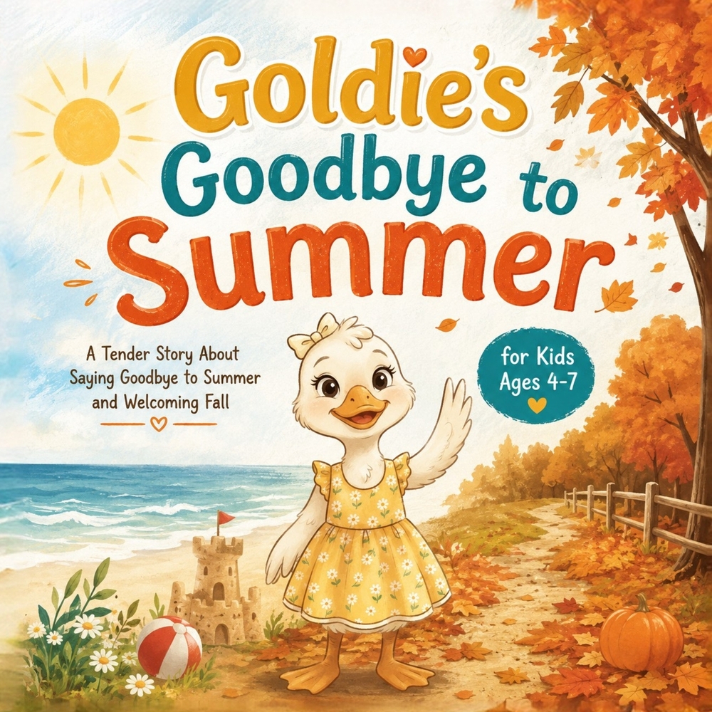 Goldie's Goodbye to Summer: A Tender Story About Saying Goodbye to Summer and Welcoming Fall, for Kids Ages 4-7 cover