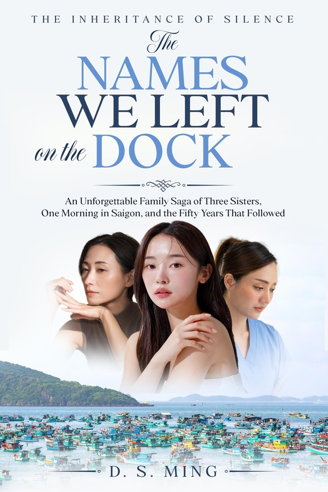 The Names We Left On The Dock: An Unforgettable Family Saga of Three Sisters, One Morning in Saigon, and the Fifty Years That Followed cover