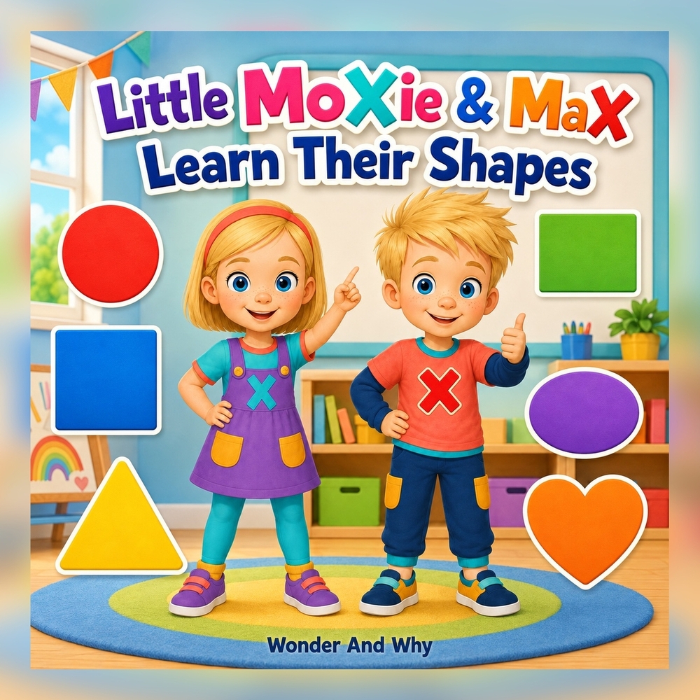Little MoXie & MaX Learn Their Shapes cover