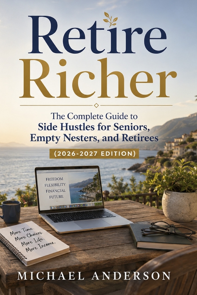 Retire Richer: The Complete Guide to Side Hustles for Seniors, Empty Nesters, and Retirees (2026-2027 Edition) cover
