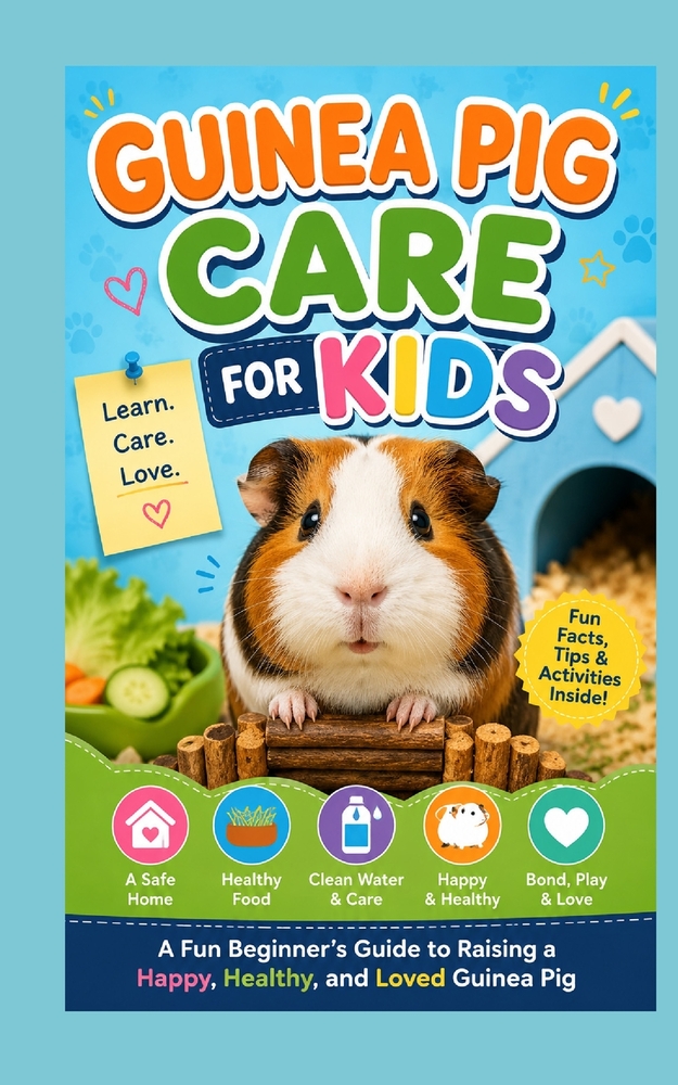 Guinea Pig Care for Kids: A Fun Beginner's Guide to Raising a Happy, Healthy, and Loved Guinea Pig cover