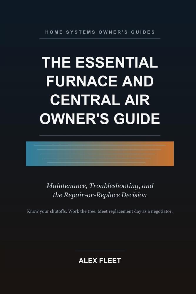 The Essential Furnace and Central Air Owner's Guide: Maintenance, Troubleshooting, and the Repair-or-Replace Decision cover