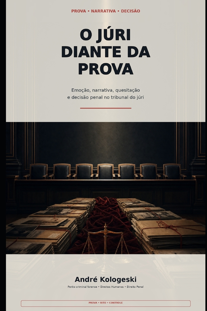 O Júri Diante da Prova: Emoção, narrativa, quesitação e decisão penal no tribunal do júri cover