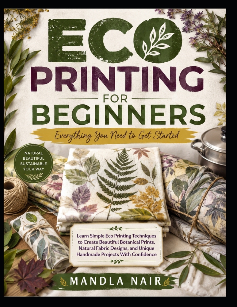 Eco Printing for Beginners: Everything You Need to Get Started: Learn Simple Techniques for Beautiful Botanical Prints & Handmade Projects cover