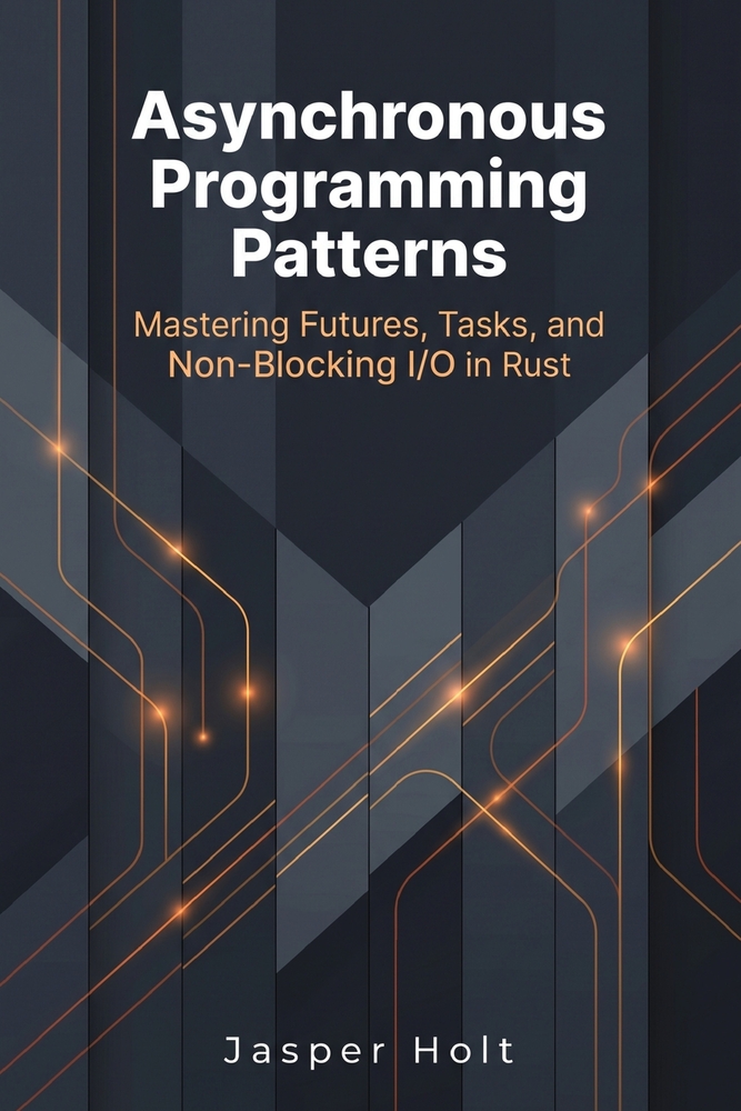 Asynchronous Programming Patterns: Mastering Futures, Tasks, and Non-Blocking I/O in Rust cover