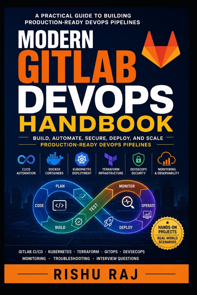 Modern GitLab DevOps Handbook: Build, Automate, Secure, Deploy, and Scale Production-Ready DevOps Pipelines cover