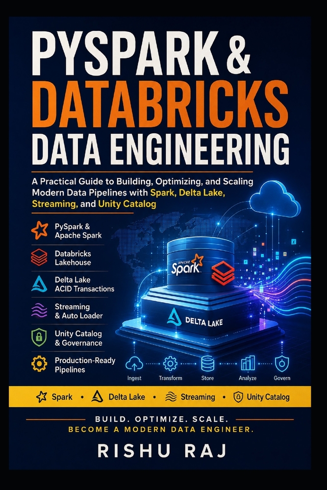 The Modern PySpark & Databricks Data Engineer: Build Scalable Data Pipelines with Apache Spark, Delta Lake, Streaming, Workflows, and Unity Catalog cover