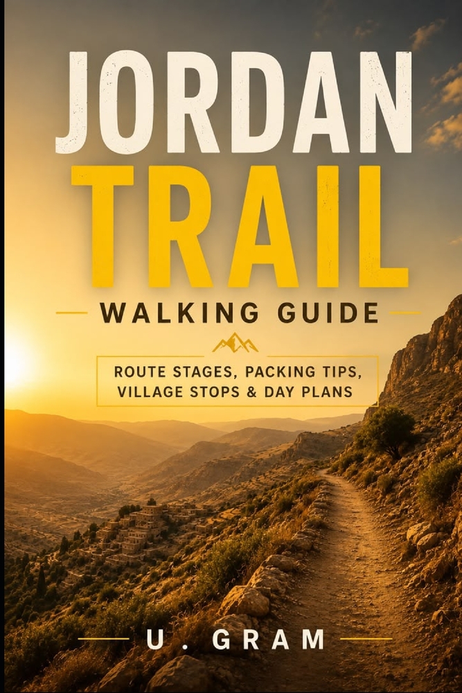 Jordan Trail Walking Guide: Route Stages, Packing Tips, Village Stops & Day Plans cover