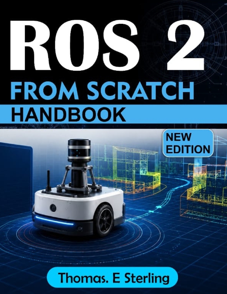 Ros 2 from Scratch: A Practical Guide to Robot Programming, Simulation, Navigation, Control, and Real-World Applications with Python and C++ cover