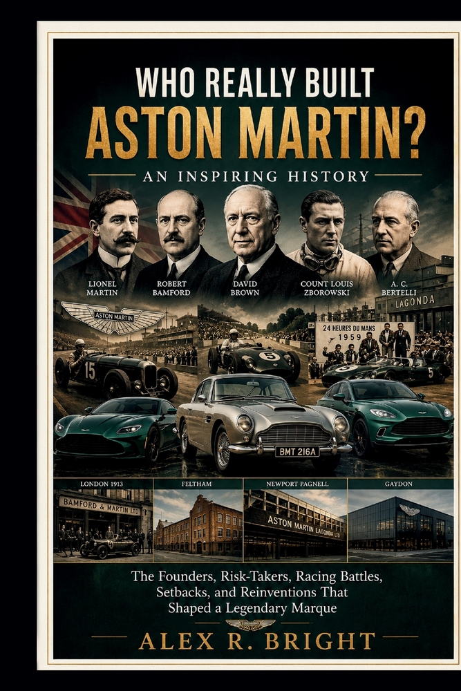Who Really Built Aston Martin? an Inspiring History: The Founders, Risk-Takers, Racing Battles, Setbacks, and Reinventions That Shaped a Legendary Mar cover