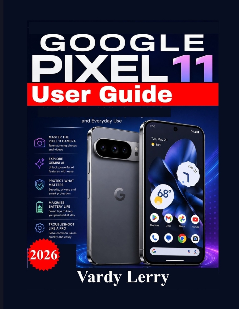 GOOGLE PIXEL 11 User Guide (2026): A Step-by-Step Beginner's Guide to Setup, Android 17, Camera, Gemini AI, Security, Battery Management and Troublesh cover