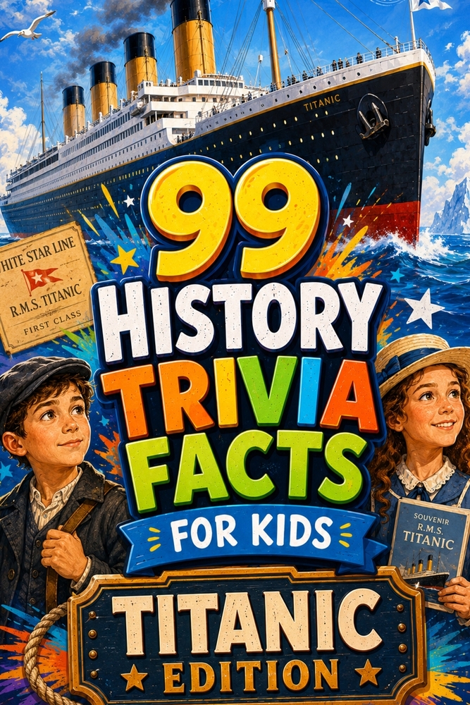 99 History Trivia Facts for Kids Titanic Edition: Learning Has Never Been So Much Fun cover