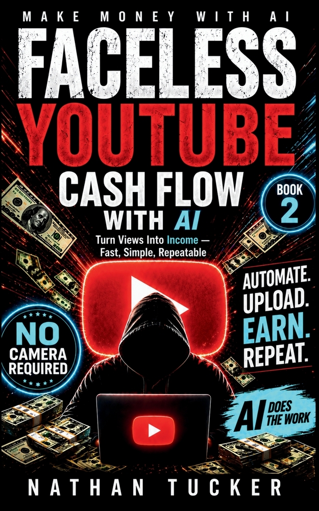 Faceless YouTube Cash Flow with AI: Turn Views Into Income - Fast, Simple, Repeatable cover