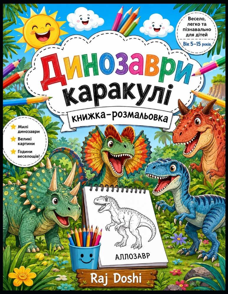 Книжка-розмальовка "Милі cover