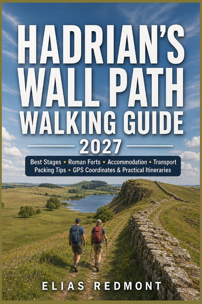 Hadrian's Wall Path Walking Guide 2027: Best Stages, Roman Forts, Accommodation, Transport, Packing Tips, GPS Coordinates & Practical Itineraries cover