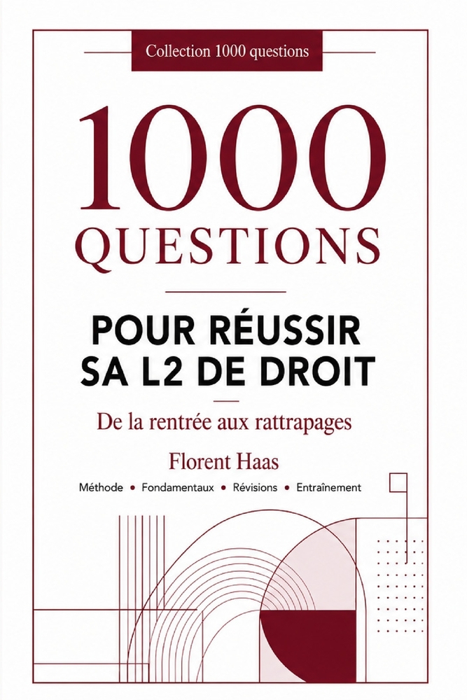 1000 QUESTIONS pour réussir sa L2 de droit: Droit des obligations - Droit administratif - Droit pénal Droit des affaires - Droit de l'Union européenne cover