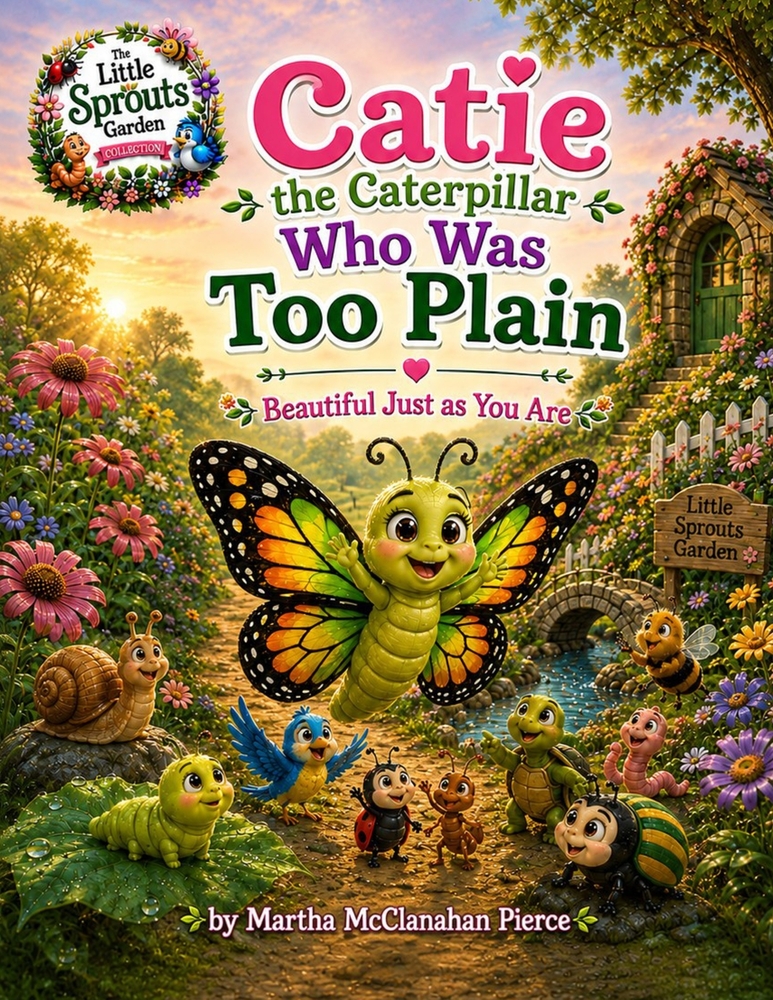 Catie the Caterpillar Who Was Too Plain: Beautiful Just as You Are cover