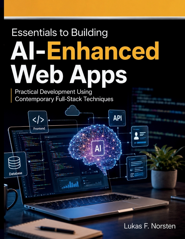 Essentials to Building AI-Enhanced Web Apps: Practical Development Using Contemporary Full-Stack Techniques cover