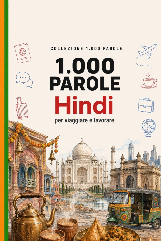 1.000 Parole Hindi: per viaggiare e lavorare cover