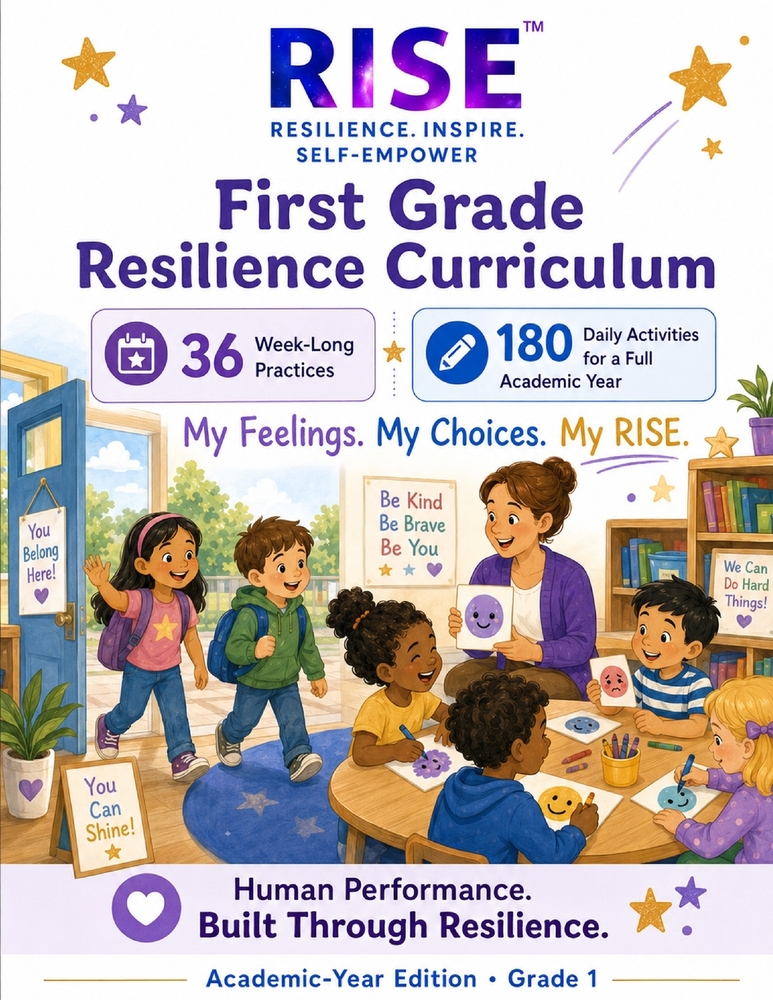 RISE - 1st Grade. Resilience Curriculum: My Feelings. My Choices. My RISE cover