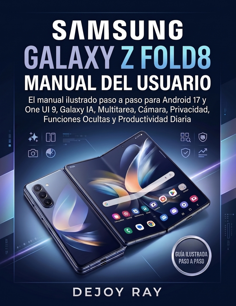 Guía del Usuario del Samsung Galaxy Z Fold8: Manual ilustrado paso a paso para Android 17 y One UI 9, Galaxy AI, multitarea, cámara, privacidad, funci cover