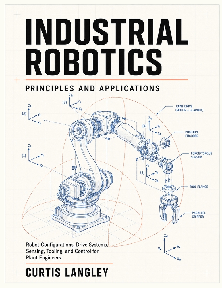 Industrial Robotics Principles and Applications: Robot Configurations, Drive Systems, Sensing, Tooling, and Control for Plant Engineers cover