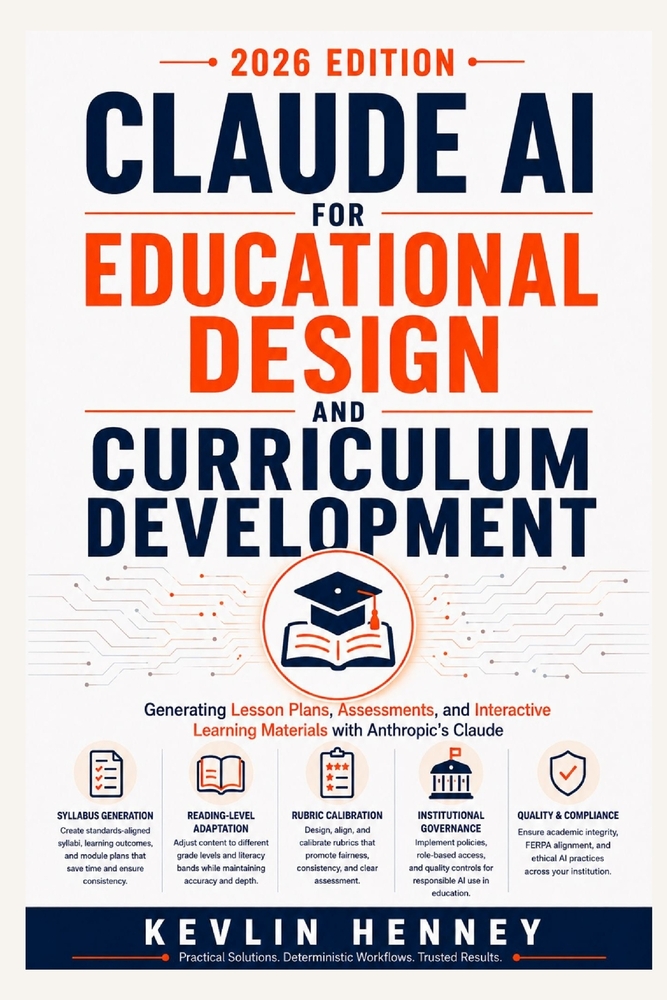 Claude AI for Educational Design and Curriculum Development: Generating Lesson Plans, Assessments, and Interactive Learning Materials with Anthropic's cover