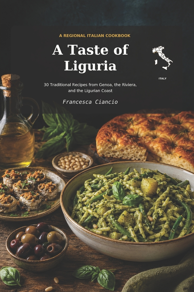 A Taste of Liguria: 30 Traditional Recipes from Liguria, Italy cover