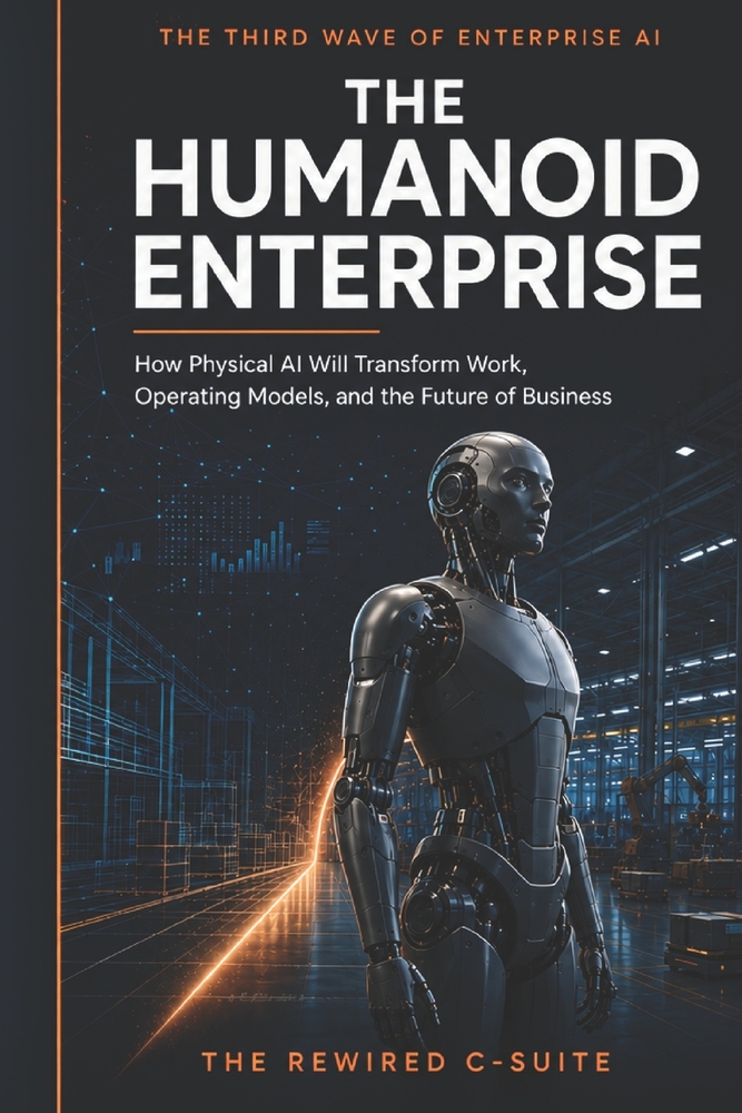 The Humanoid Enterprise: How Physical AI Will Transform Work, Operating Models, and the Future of Business cover