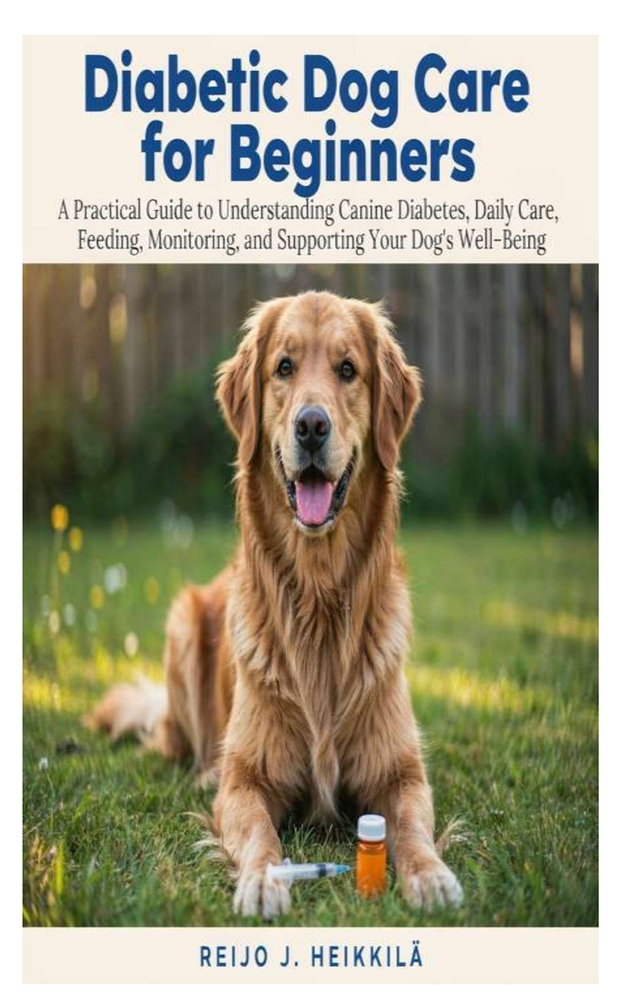 Diabetic Dog Care for Beginners: A Practical Guide to Understanding Canine Diabetes, Daily Care, Feeding, Monitoring, and Supporting Your Dog's Well-B cover