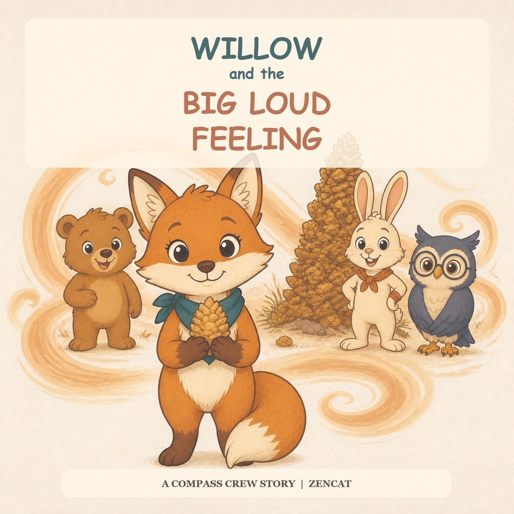 Willow and the Big Loud Feeling: A Compass Crew Story About Anger, Calm-Down Skills, and Making Things Right for Kids Ages 4-8 cover