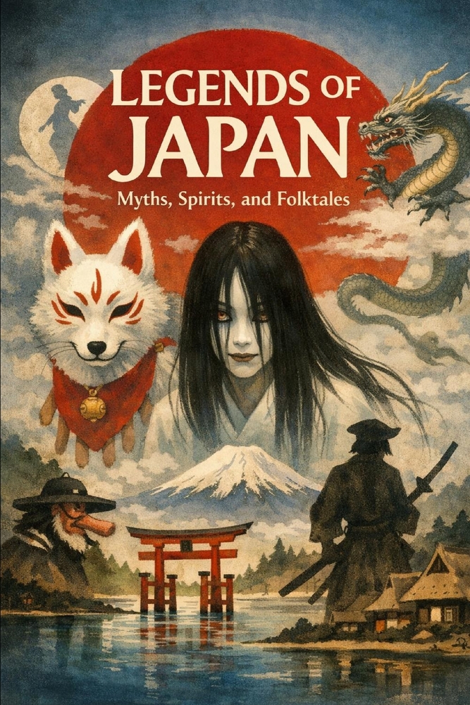 Legends of Japan: Myths, Spirits, and Folktales cover