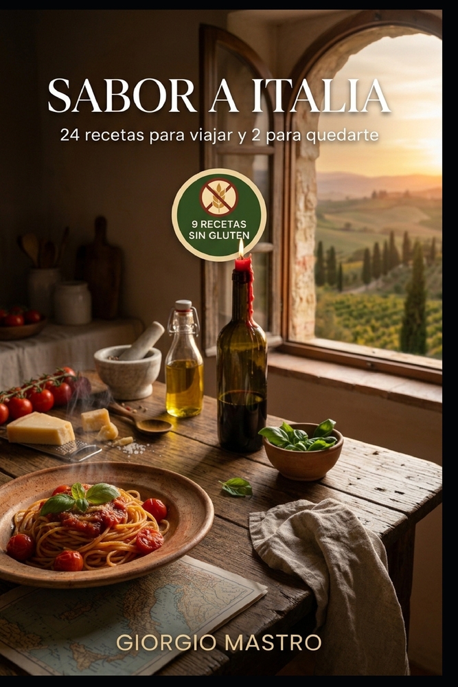 Sabor a Italia: 24 recetas para viajar y 2 para quedarte cover