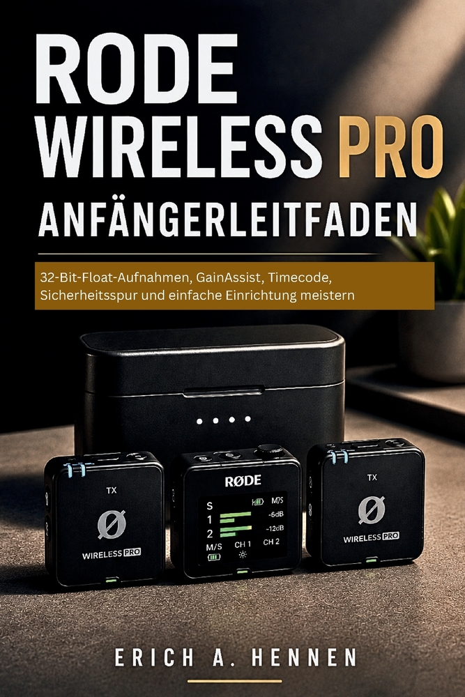 Rode Wireless Pro Anfängerleitfaden: 32-Bit-Float-Aufnahmen, GainAssist, Timecode, Sicherheitsspur und einfache Einrichtung meistern cover