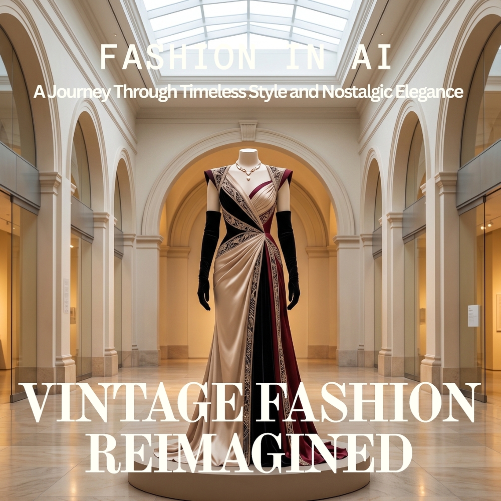 Vintage Fashion Reimagined: A Journey Through Timeless Style and Nostalgic Elegance cover