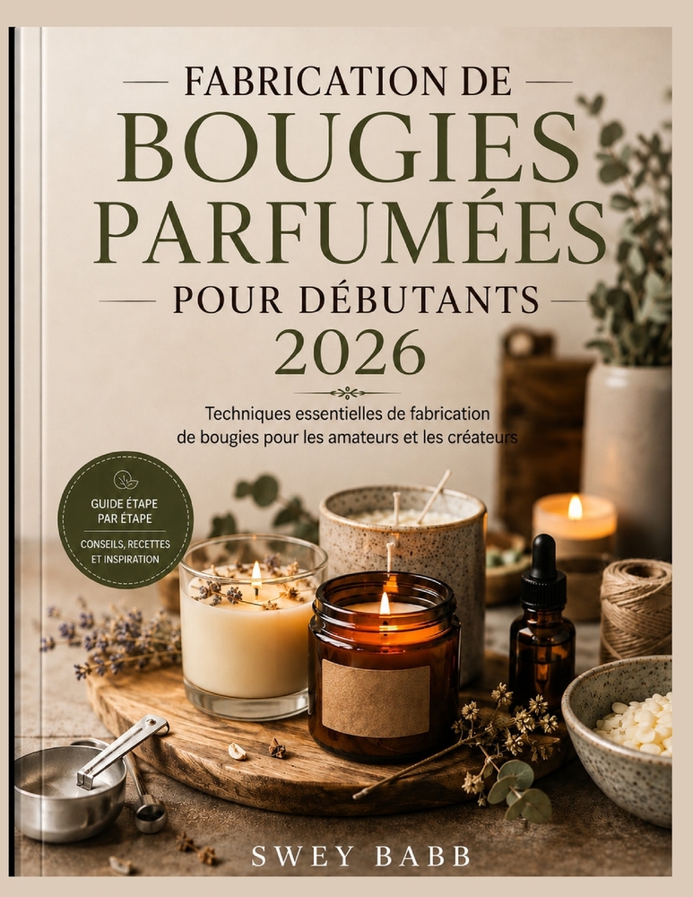 Fabrication de Bougies Parfumées Pour Débutants 2026: Techniques essentielles de fabrication de bougies pour les amateurs et les créateurs cover