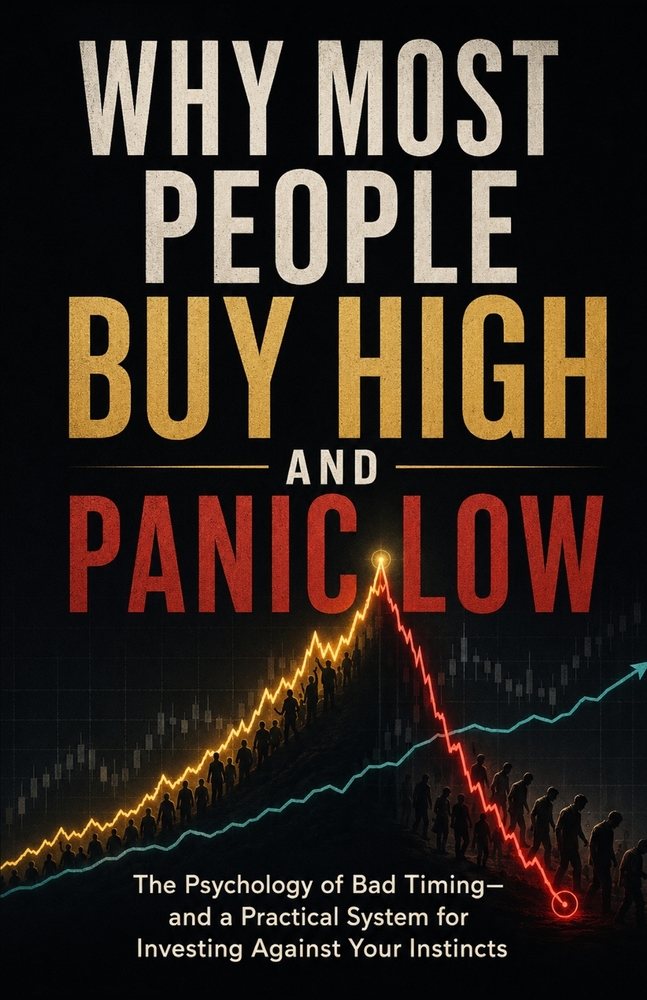 Why Most People Buy High and Panic Low: The Psychology of Bad Timing-and a Practical System for Investing Against Your Instincts cover