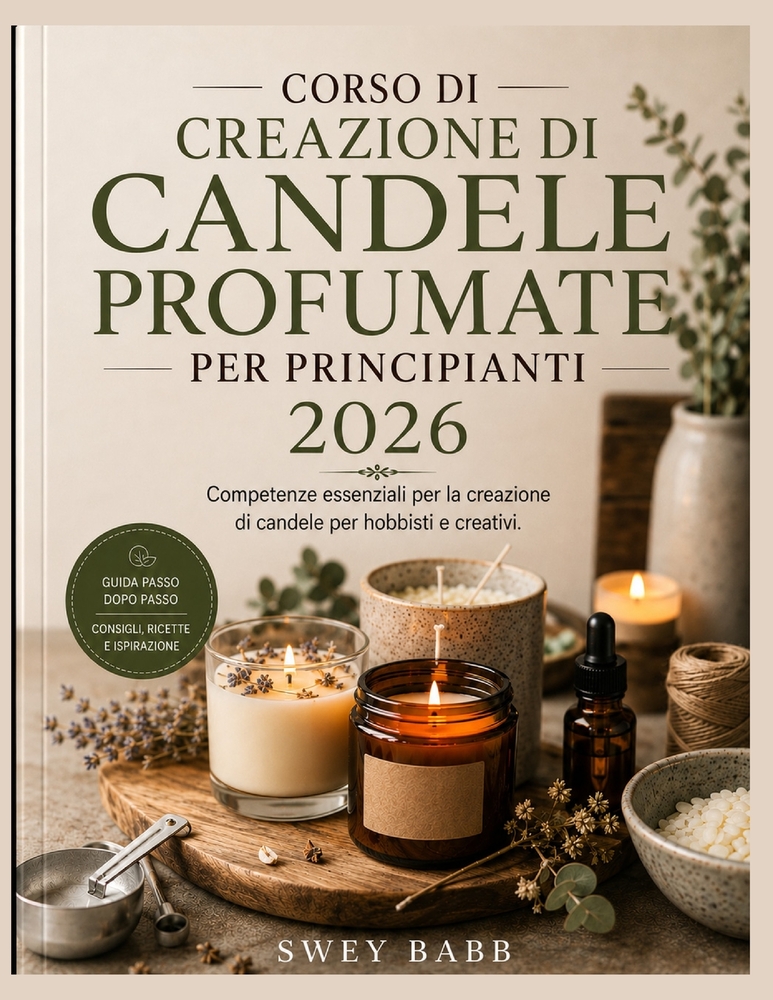 Corso Di Creazione Di Candele Profumate Per Principianti 2026: Competenze essenziali per la creazione di candele per hobbisti e creativi. cover
